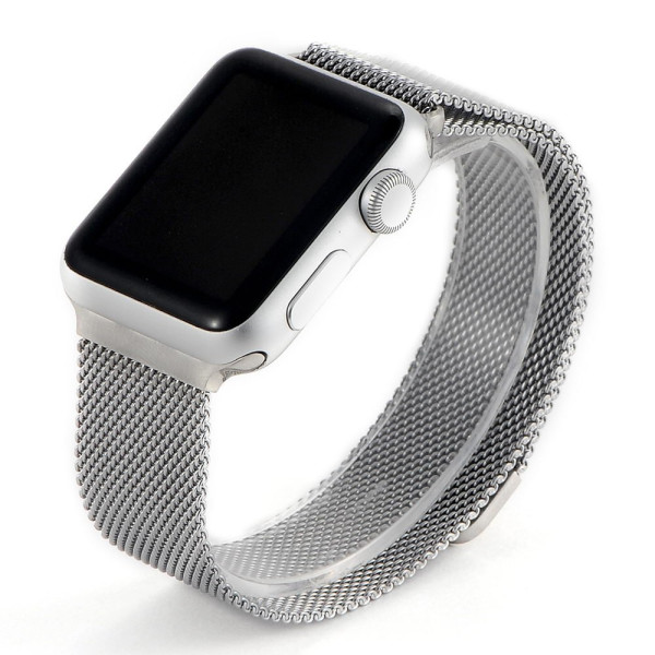 

Ремешок для смарт часов Apple Watch Coteetci Apple Watch 38мм W6 серебристый