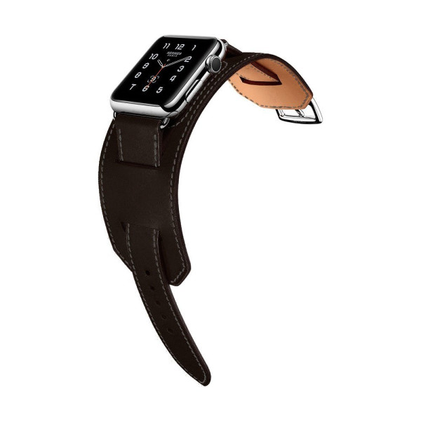 

Ремешок для смарт часов Apple Watch Coteetci Apple Watch 38/40 мм W10 Hermes темно-серый