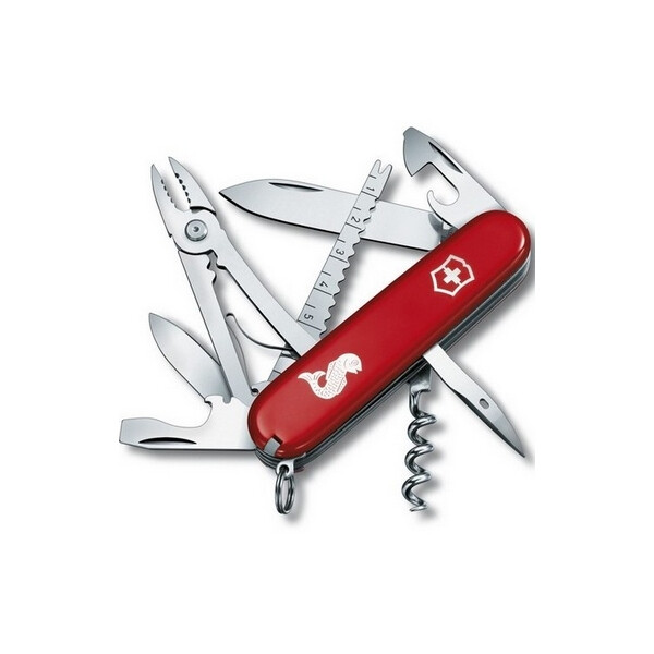 

Нож швейцарский Victorinox Angler 91 мм красный