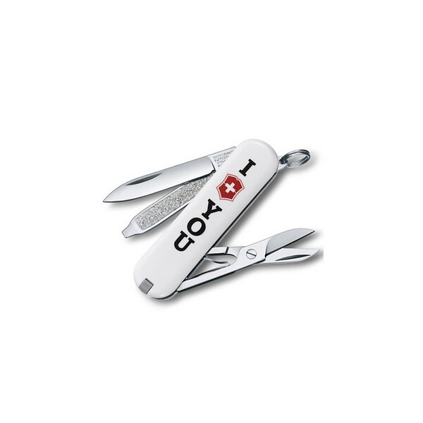 

Нож швейцарский Victorinox Classic VX Colors белый