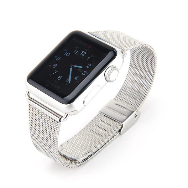 

Ремешок для смарт часов Apple Watch Coteetci Apple Watch 42/44 мм W2 серебристый