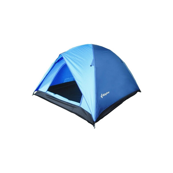

Палатка трехместная KingCamp Family 3 (KT3073) синяя