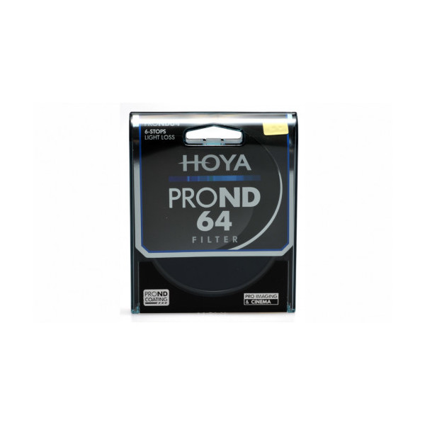 

Светофильтр Hoya Pro ND 64 (6 стопов) 49 мм