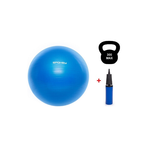 

Мяч для фитнеса (фитбол) 55 см Spokey Fitball lIl (920936) синий
