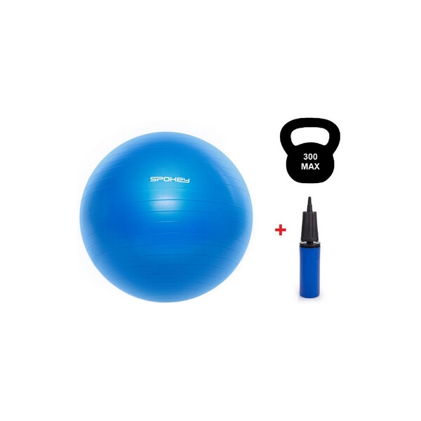 

Мяч для фитнеса (фитбол) 75 см Spokey Fitball lIl (920938) синий
