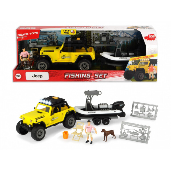 

Игровой набор SIMBA TOYS DICKIE TOYS Плейлайф. Рыбалка с внедорожником (3838001)