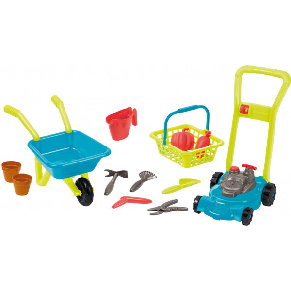 

Игровой набор SIMBA TOYS ECOIFFIER Гарденв 1, тележка, корзина, газонокосилка (4584)