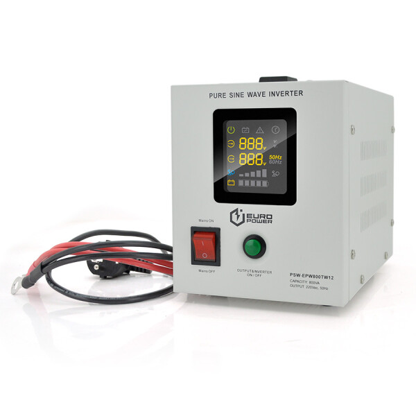 

ИБП Europower PSW-EPW800TW12 (480 Вт) 5/10А с правильной синусоидой 12В