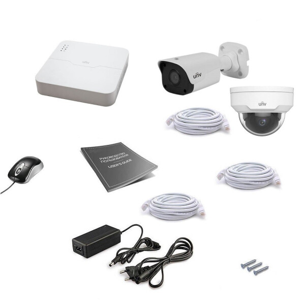 

Комплект IP видеонаблюдения Uniview 2MIX 4MEGA