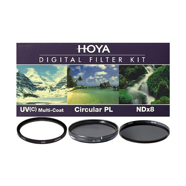 

Набор светофильтров (UV, Pol, NDx8) Hoya Digital Filter Kit II 72 мм