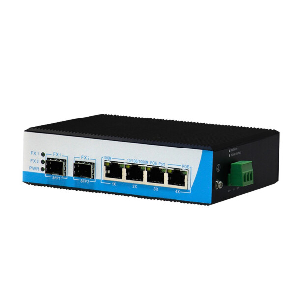 

POE 6-ти портовый индустр. HongRui HR600-AFG-42S