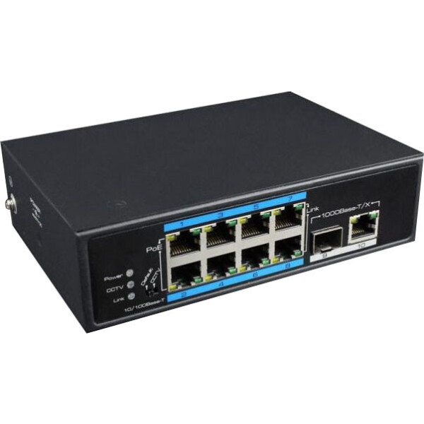 

Коммутатор 8-ми портовый неуправляемый PoE UTEPO UTP7108E-POE