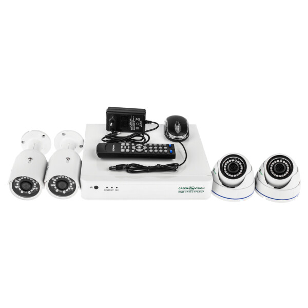 

Комплект видеонаблюдения Green Vision GV-K-S17/04 1080P