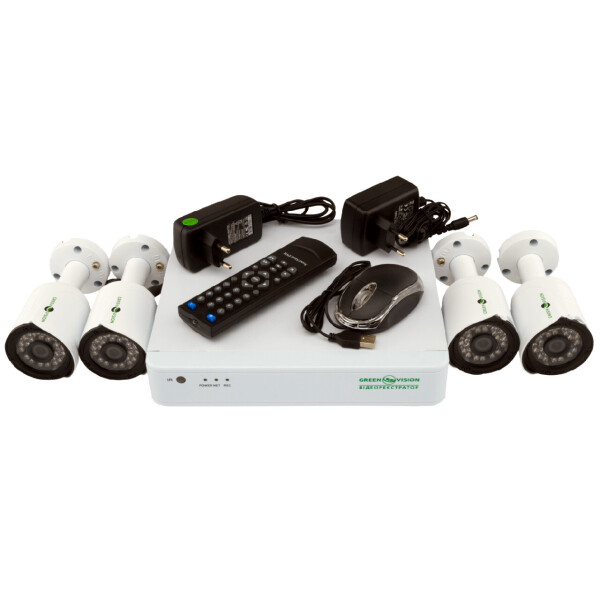 

Комплект видеонаблюдения Green Vision GV-K-G02/04 720Р