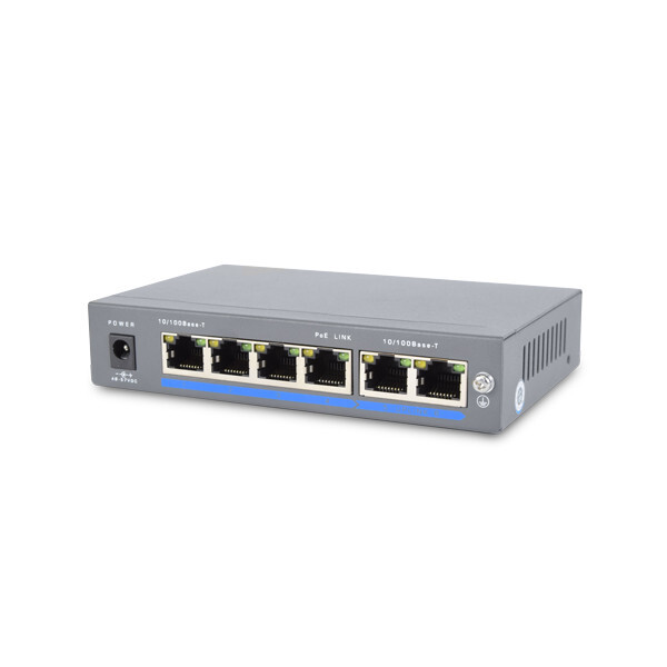 

Коммутатор 6-портовый неуправляемый PoE AF ATIS PoE-1006-4P/250m