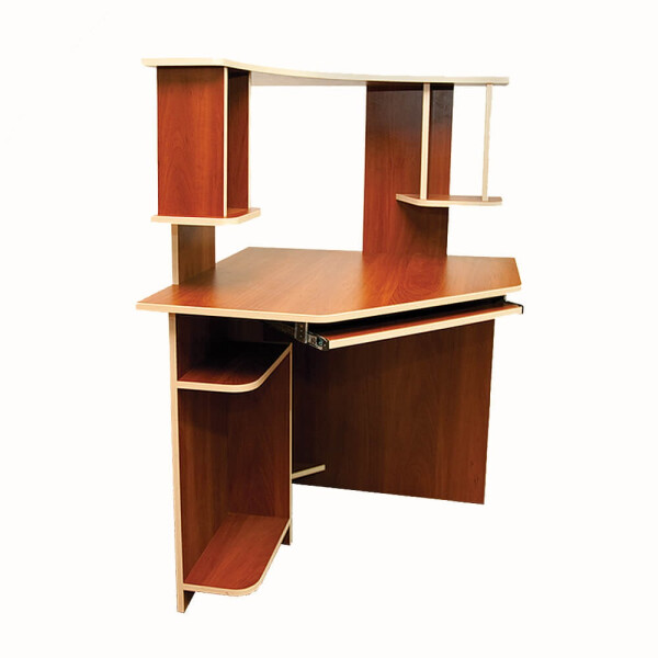 

Угловой компьютерный стол Ника 38 Ника Мебель Яблоня Локкарно темная