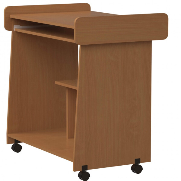 

Компьютерный стол Веста Ника Мебель Бук бавария светлый