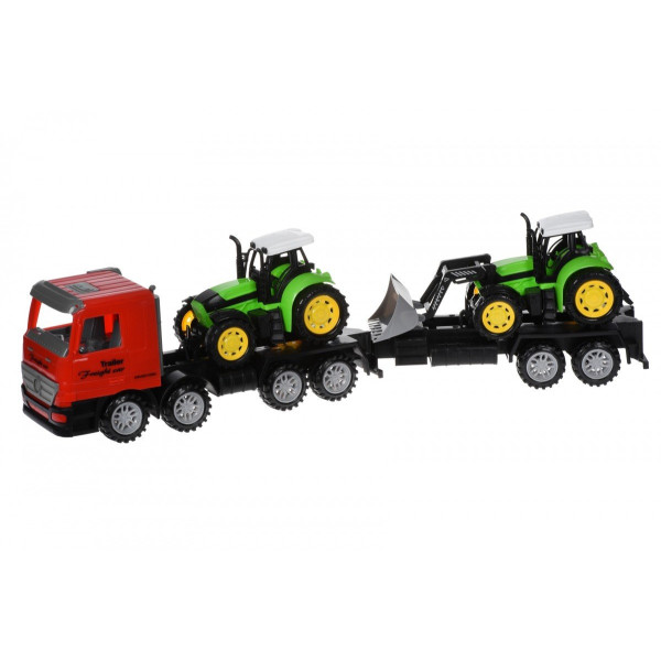

Машинка инерционная Same Toy Super Combination Тягач красный с трактором и бульдозером 98-90Ut-1