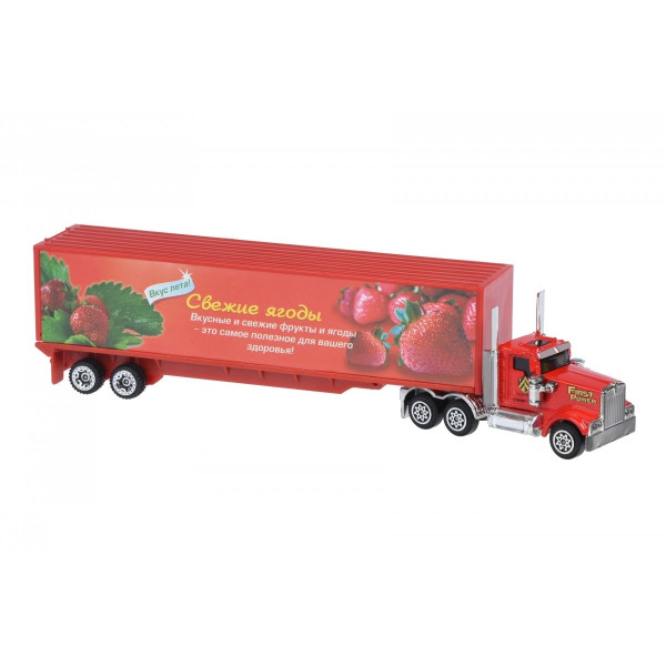 

Машинка Same Toy Diecast Тягач с прицепом клубника (SQ80911-2Ut-3)