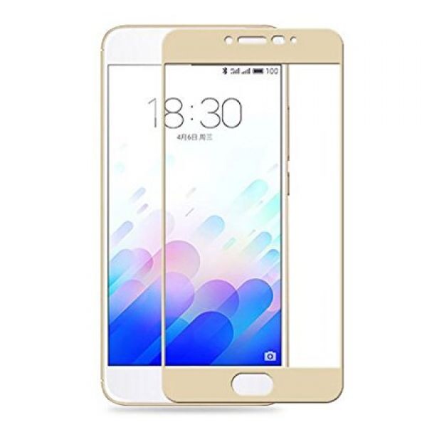 

Tempered Glass Full Screen for Meizu M3 Note Gold