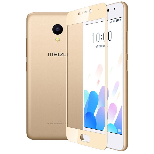 

Tempered Glass Full Screen for Meizu M5c Gold