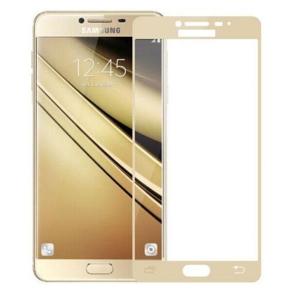 

Защитное стекло Full Screen Samsung A710 (A7-2016) Gold