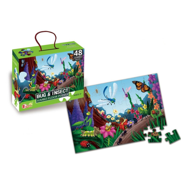 

Пазл Same Toy Жуки и насекомые 48 элементов (88096UT)