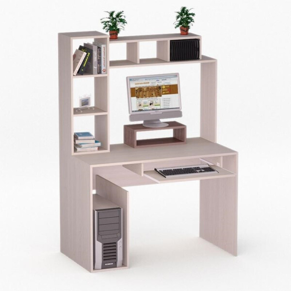 

Компьютерный стол LED-51 FlashNika Коимбра + Дуб Лимберг