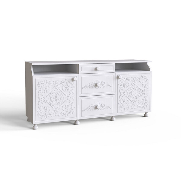 

ТВ тумба Amelie Мебекс Белый супермат