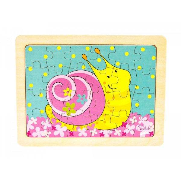 

Деревянный пазл goki Улитка Susibelle (57506-1)