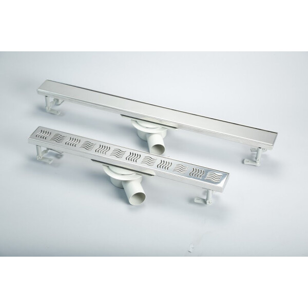 

Душевой канал без фланца Maxiflow Classic Legal 360 80 см решетка под плитку 4013.00360K.080.1