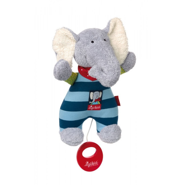 

Мягкая музыкальная игрушка sigikid Слоник 22 см 48800SK