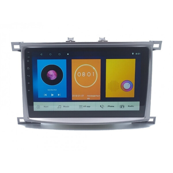 

Автомагнитола штатная Toyota Land Cruiser 100 2005 (10) +CAN Android 10.1 (4/32)