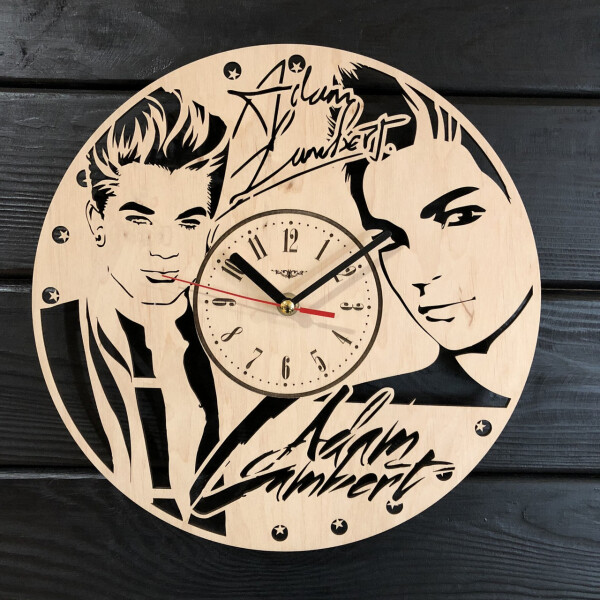 

Концептуальные настенные часы в интерьер «Adam Lambert»