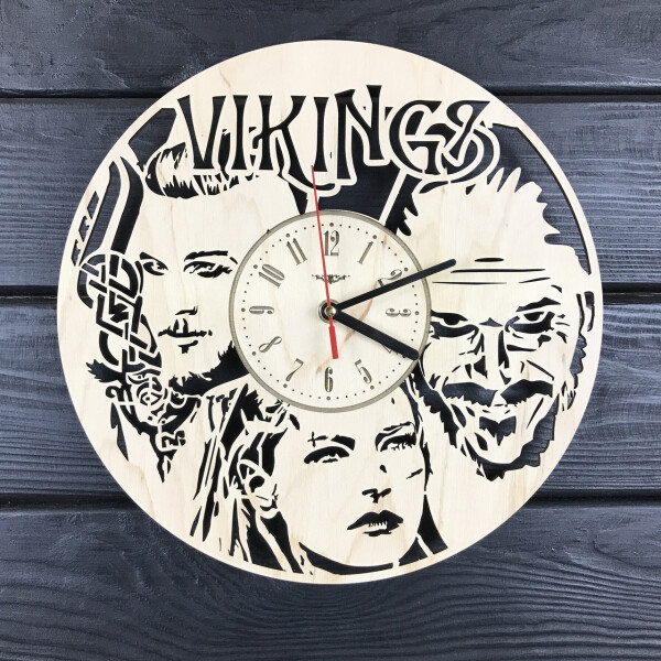 

Тематические интерьерные настенные часы «Vikings»
