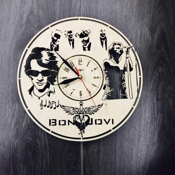 

Часы настенные «Bon Jovi», натуральное дерево