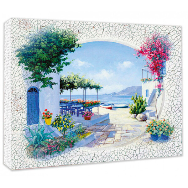 

Декупаж на полотне Пейзаж Краски Санторини 20*30 см 94653