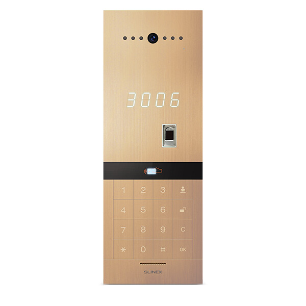 

Вызывная видеопанель Slinex Sitara Bio gold для IP-домофонов (105952)