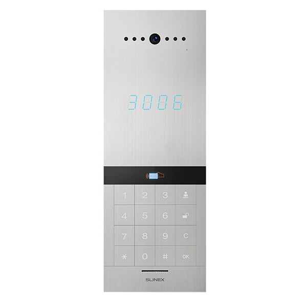 

Вызывная видеопанель Slinex Sitara silver для IP-домофонов (105951)