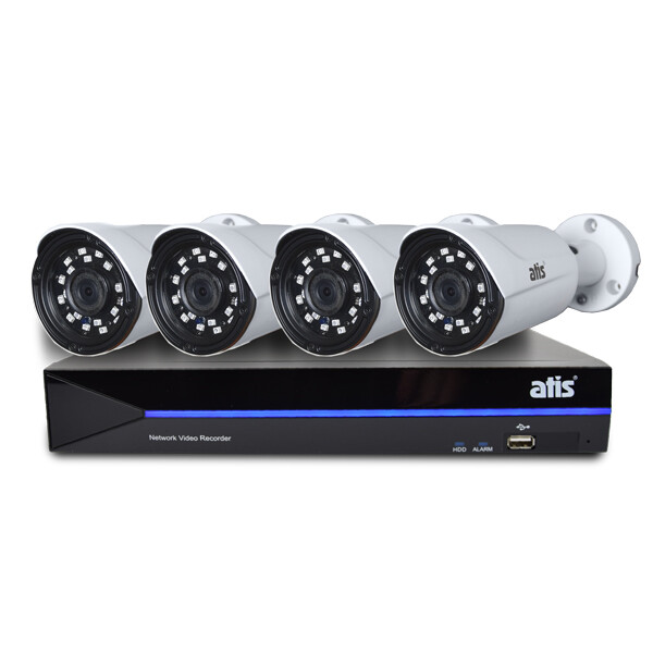 

Комплект видеонаблюдения ATIS Prestige Kit IP 4ext (101109)