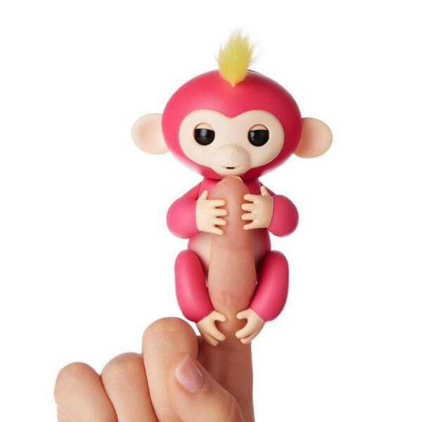 

Интерактивная игрушка обезьянка Fingerlings Baby Monkey Розовый