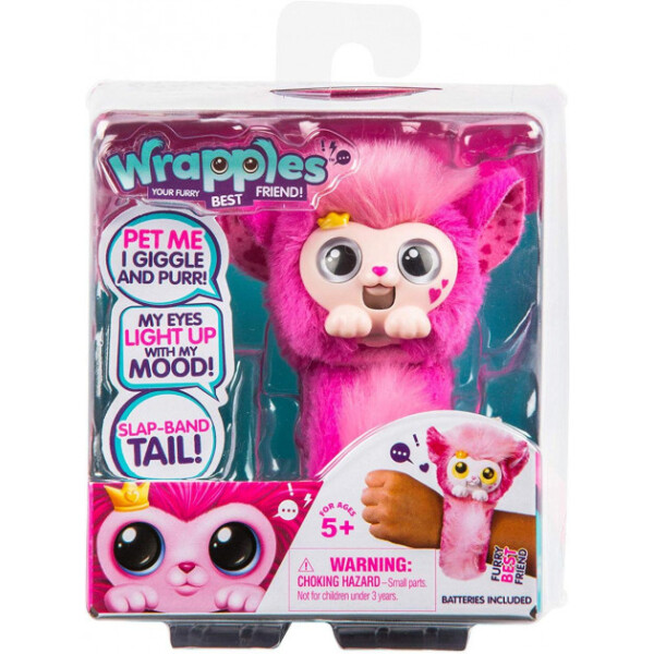 

Интерактивный браслет зверек Принцесса Wrapples Slap Bracelets Princeza 28811