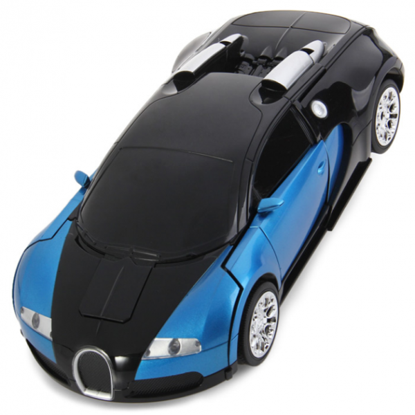 

Машина-трансформер с пультом UTM Bugatti Veyron Blue (952171)