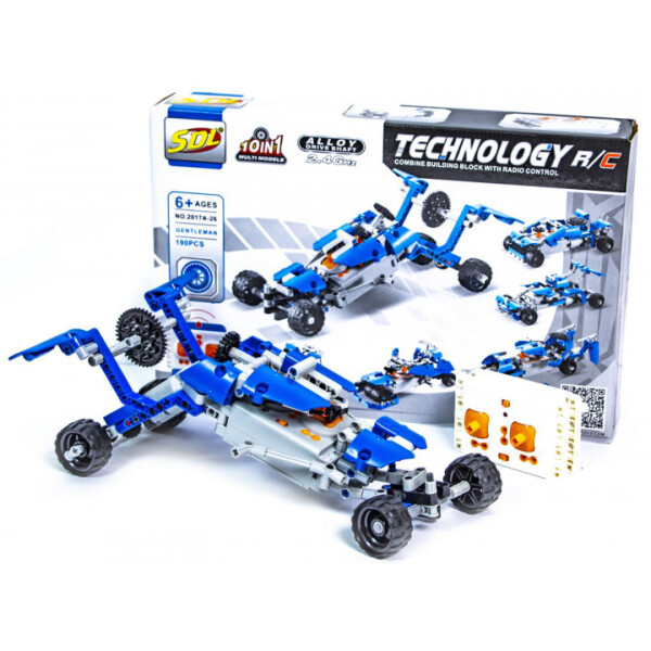 

Конструктор-трансформер на радиоуправлении TechnoLogy R/C 10 в 1 2017A-26 (6911640)