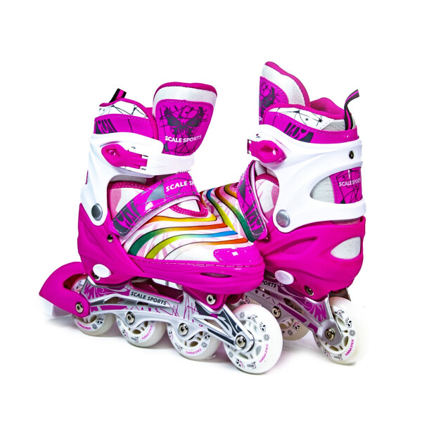 

Ролики Scale Sports LF 907M розовые, размер 29-33