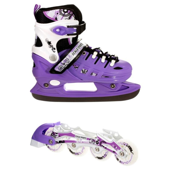 

Ролики-коньки Scale Sport. Violet (2в1), размер 38-41