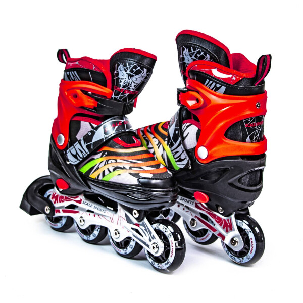 

Ролики Scale Sports LF 907M красно-черные, размер 34-37
