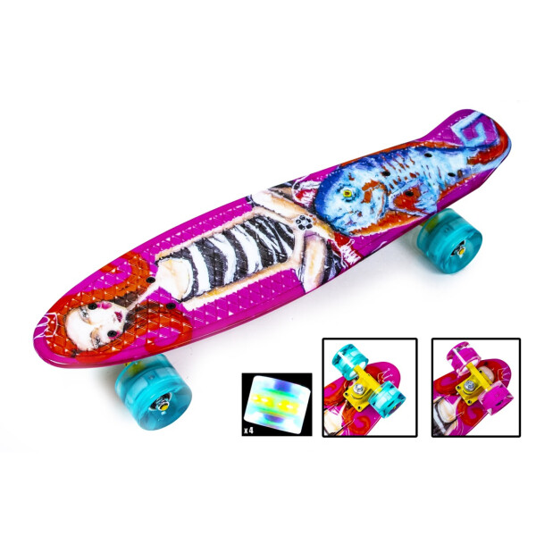 

Penny Board Little Mermaid Светящиеся колеса.