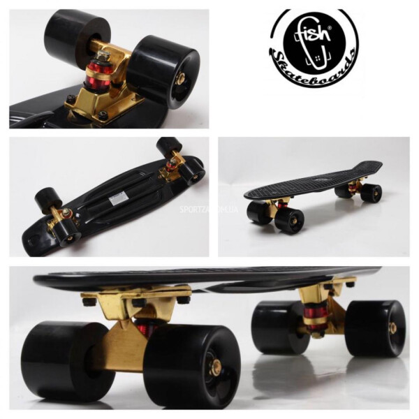 

Penny Board Fish Gold подвеска