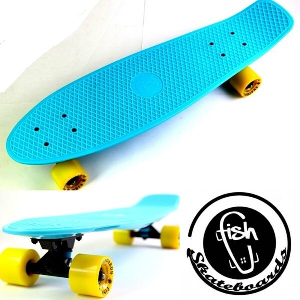 

Penny Board Original Nickel Fish Light blue.